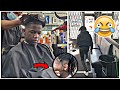 Running From Barber Prank!(REALLY LEFT THAT N*GGA)✂️