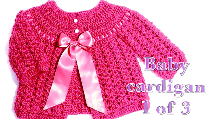 Easy Crochet Baby Cardigan Tutorial