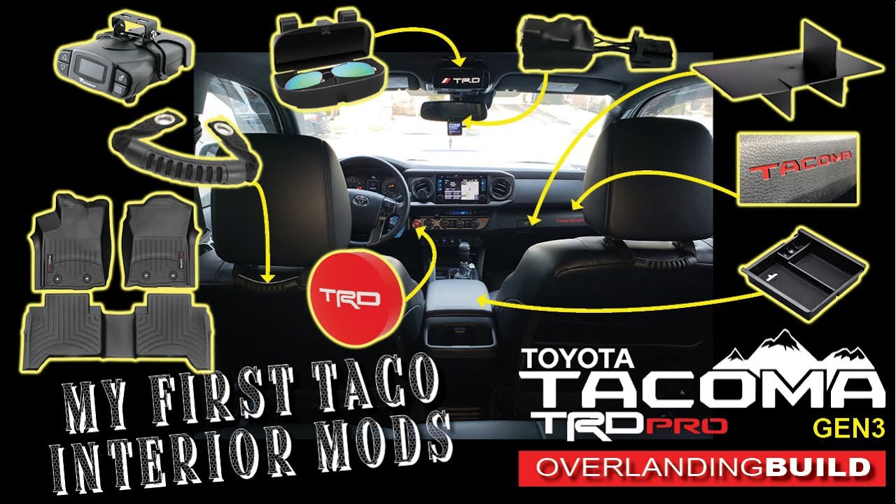 DIY Interior Mods for my 3rd Gen 2016-2021 Toyota Tacoma