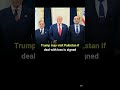 Trump may visit Pak : #usiran #peacetalks