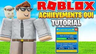 Achievements Gui! How to Make a Simulator in Roblox Episode 41