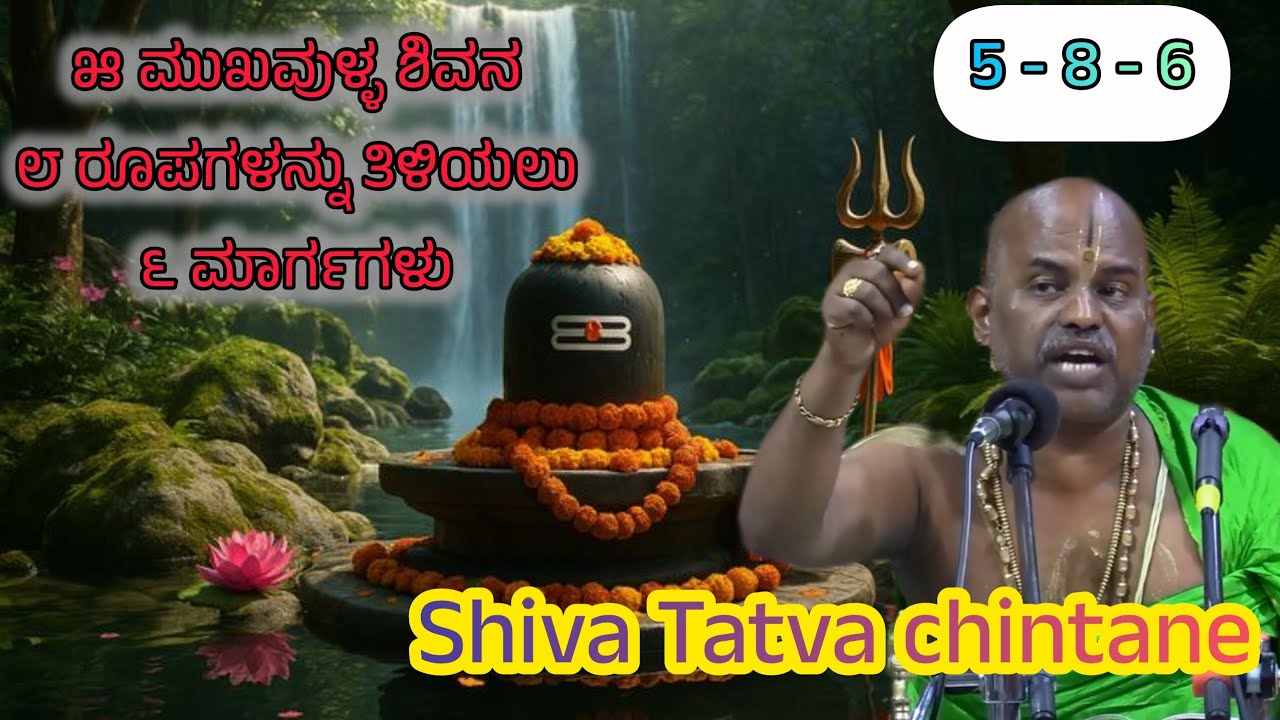 ಶಿವ ತತ್ವದ ಚಿಂತನೆ | ಶಿವನ ದರ್ಶನ ಪಡೆಯುವ ೬ ಮಾರ್ಗಗಳು | ಬೃ‌ಹ್ಮಣ್ಯಾಚಾರ್ಯ 