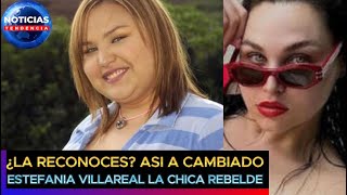 La reconoces? Así ha cambiado Estefanía Villarreal, la chica Rebelde #rbd #estefaniavillareal