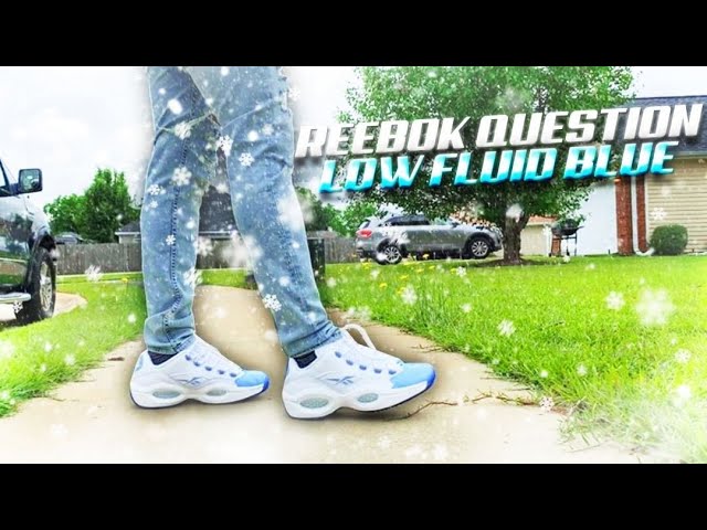 reebok question low blue