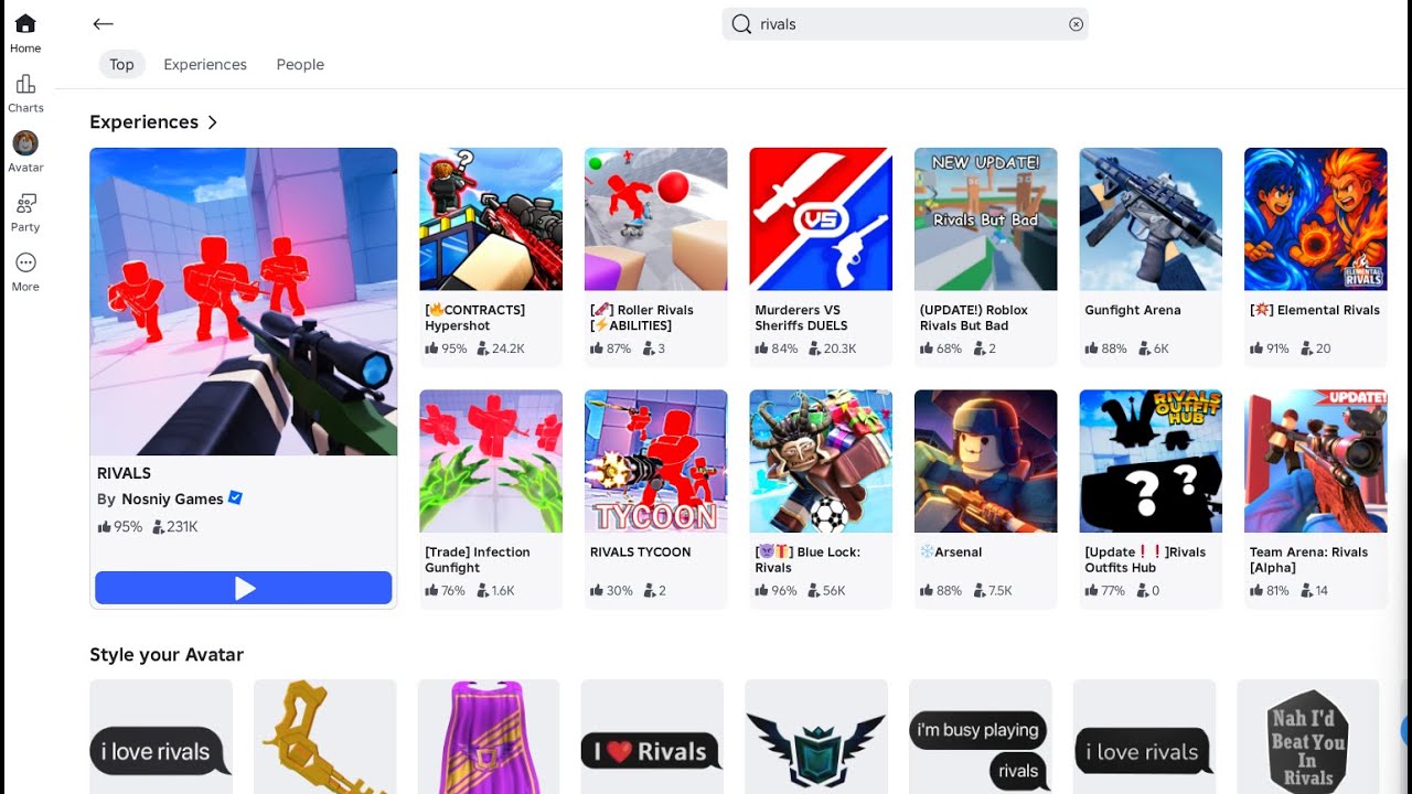 Roblox Rivals Queue Page Locked in for a moment did pretty good (Rivals Roblox) - YouTube