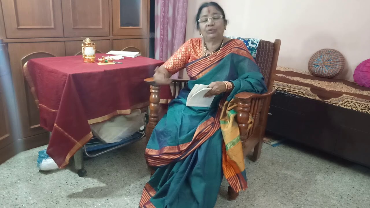 ಮಗುವಿಗೆ  ತೊಟ್ಟಿಲಲ್ಲಿ ಹಾಕುವ ಕಾರ್ಯಕ್ರಮ. By Shobha Kulkarni.