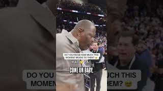 My favorite part of the victory, so happy for Patrick Ewing #patrickewing #legend #knicks