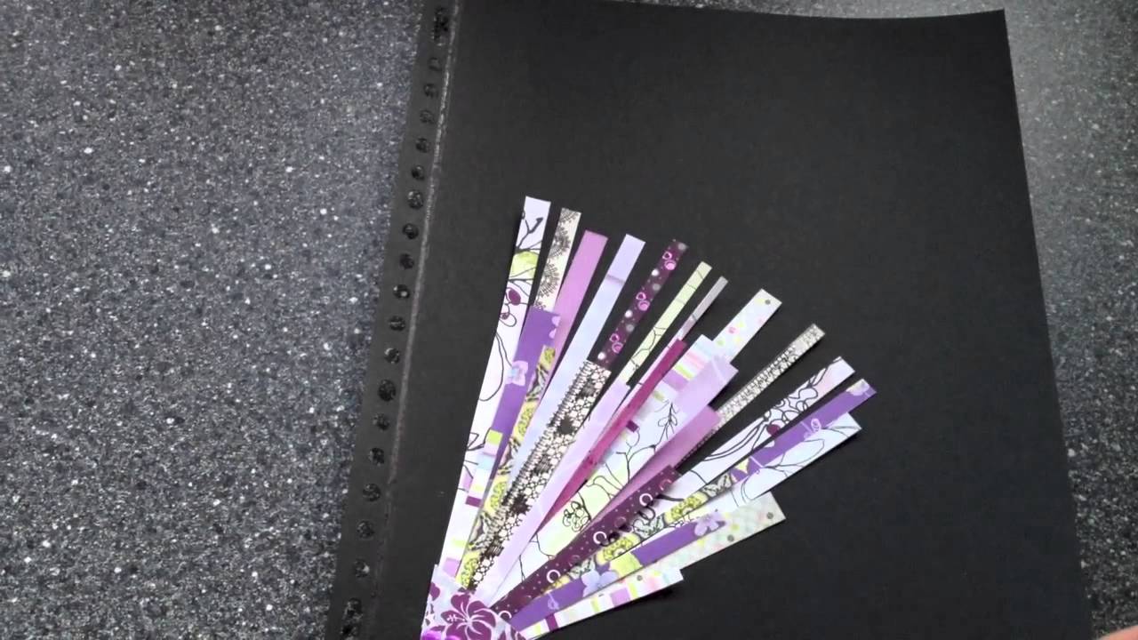 Maak van restjes en snippers scrap papier een versiering