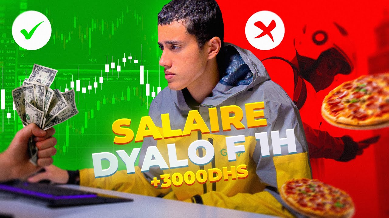 صالير ديالو ف 1 ساعة MN JEUNE KHDAM F GLOVO L TRADER PROFITABLE 📊💸🔥 |PART02