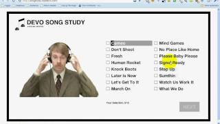 Devo Facebook Song Study Campaign