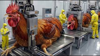 Inside the World's Largest Chicken Sandwich Factory | Crispy Chicken Sandwich Production Process.