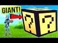 NEW *GIANT* LUCKY BLOCK CHALLENGE! - Game Mode in Fortnite Battle Royale