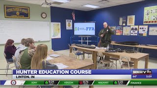 Linton-Stockton students are taking Indiana’s Hunter Education Course