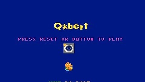 Q-bert (Homebrew) [Atari 7800]