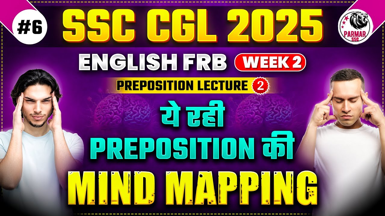 FIXED PREPOSITION |  FOR SSC EXAMS 2025 | ENGLISH FRB | LEC-2 | PARMAR SSC