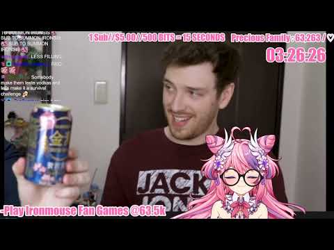ironmouse react to CDawgVA - I Try EVERY Japanese Alcohol Ft. @Abroad in Japan