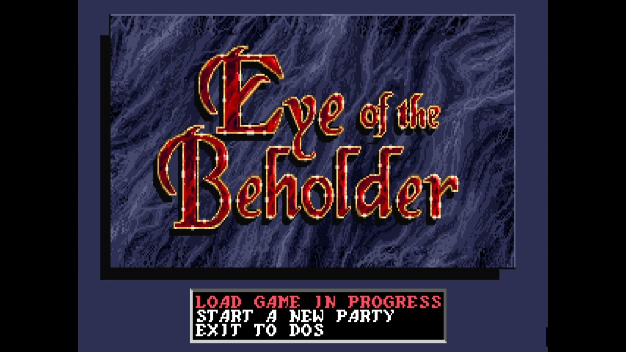 DUNGEONS & DRAGONS: EYE OF THE BEHOLDER Title Screen PC 04.07.22