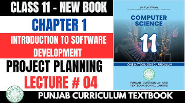 Class 11 Chapter 1 Computer New Book 2025 Punjab board | Project Planning & Management Lecture 4