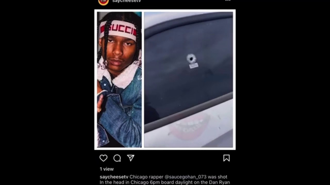 Sauce Walka’s Artist Sauce Gohan SHOT IN HEAD On Express Way In Chicago