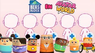 Creating Bea's Block 🟥🟠 in Avatar World! #avatarworld #beablock #video 