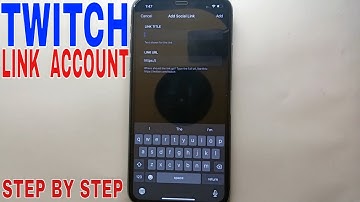 ✅ How To Link Social Media Account To Twitch 🔴
