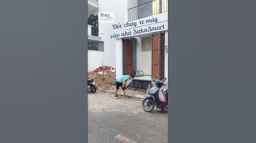 Ám ảnh xe trượt bánh, ram dốc cồng kềnh đã XONG!  Yên tâm hơn với dốc xe xếp SakaSmart #nhapho