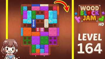 Wood Block Jam Level 164 Solution Walkthrough
