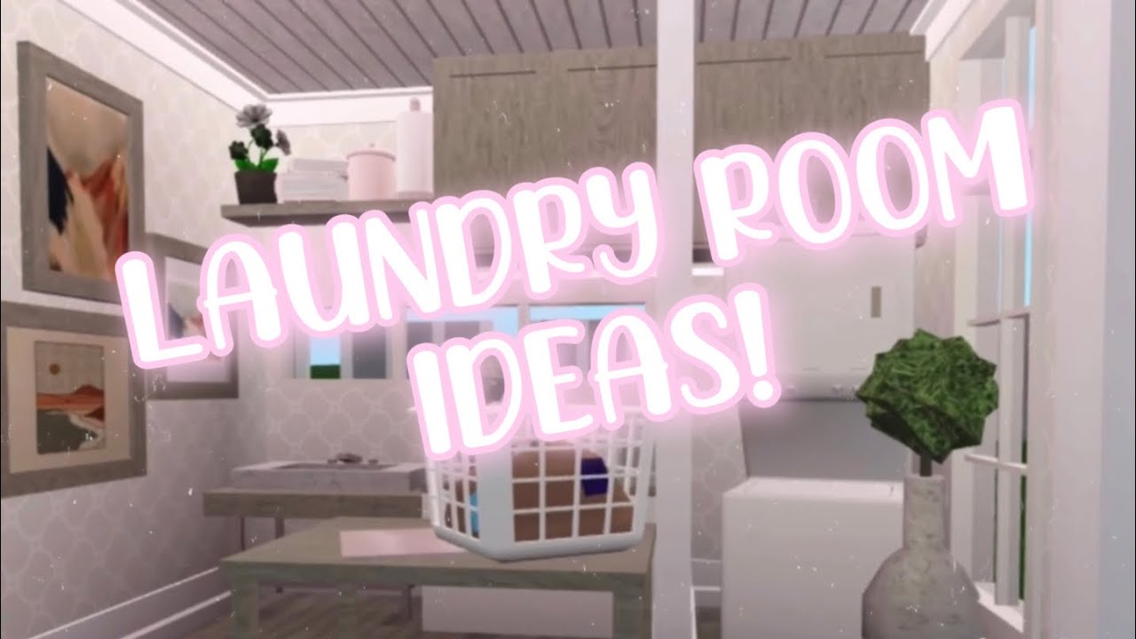Bloxburg Laundry Room Ideas Free To Use YouTube