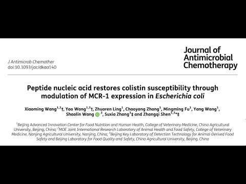 Video: Colistinresistent Escherichia Coli Som Bærer Mcr-1 I Mat, Vann, Håndskylling Og Sunn Menneskelig Tarm I Bangladesh