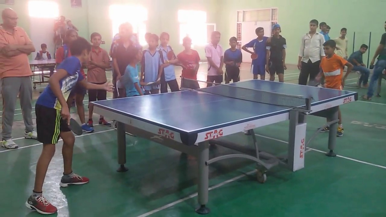 Ansh vs Chand table tennis match at hisar YouTube