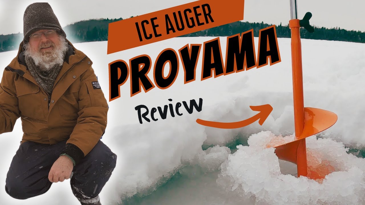 Unleashing The Power Of Proyama 8" Ice Auger | Raw & Real Review! - YouTube