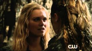 Clarke and Lexa 2x14 scene 2