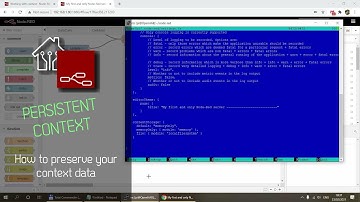 Saving your context data in Node-Red