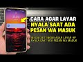 Cara Mengaktifkan Notifikasi Whatsapp Saat Layar Mati
