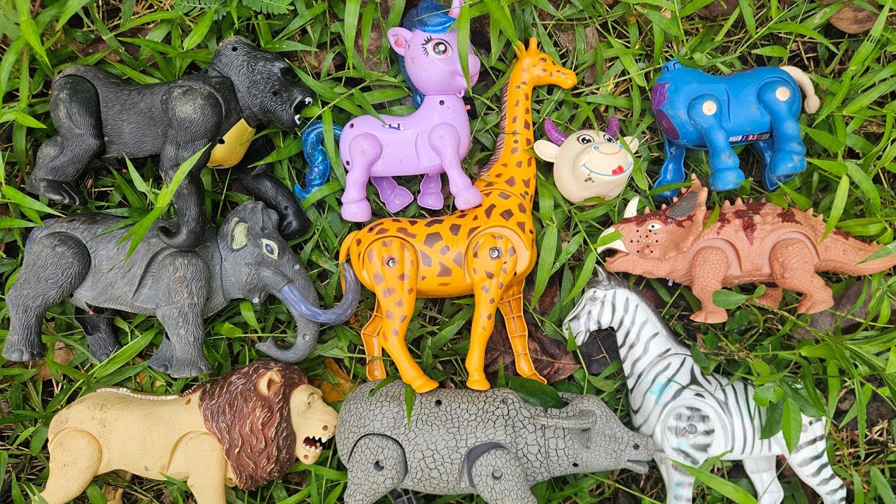 KAGET!! Menemukan Harta Karun Gajah Sapi Jerapah Kingkong Kerbau Unta Triceratop Kuda