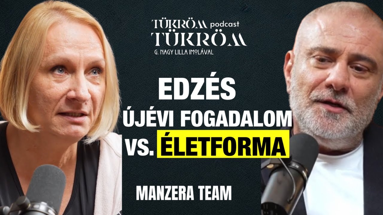 HOGYAN lesz az EDZÉSBŐL ÉLETFORMA, nem csak ÚJÉVI fogadalom | MANZERA TEAM | TÜKRÖM TÜKRÖM PODCAST