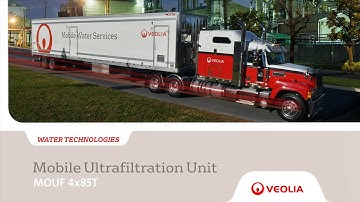 Mobile Water Services - Ultrafiltration Unit Video Tour (MOUF 4x85T)