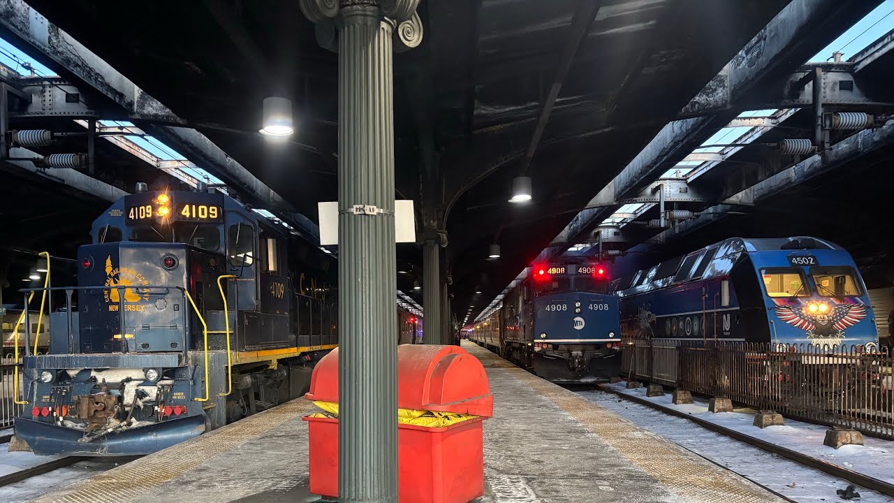 NJ Transit & Metro North WOH Trains @ Hoboken Terminal,NJ (02/05/2026)
