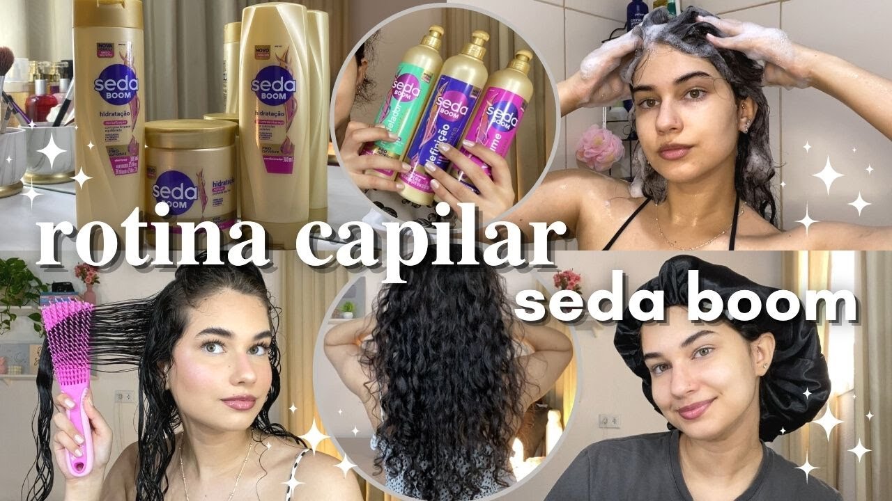 ROTINA CAPILAR COMPLETA com SEDA BOOM *pré-shampoo ao day after* | Ana Moraes