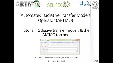 Automated Radiative Transfer Models Operator (ARTMO) Tutorial (part 1)