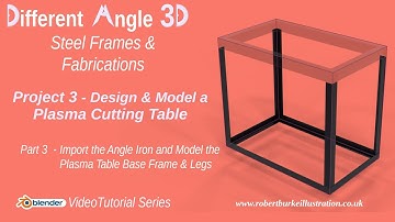 017 DA3D Design & Model a Plasma Cutting Table Part 3
