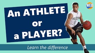 Do you know the difference between an 🎿ATHLETE and a ⚽PLAYER?
