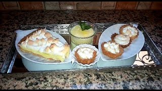 طريقة تحضير طارطة بكريمة الحامض و المورانغ  ناجحة و سهلة  Tarte au citron meringuée