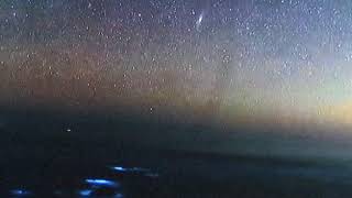 Falling Star [ meteorite]  takes a sharp turn ?? or was it...