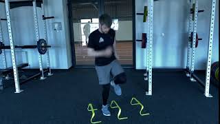 Medial Hurdle Hop to Lateral Bound