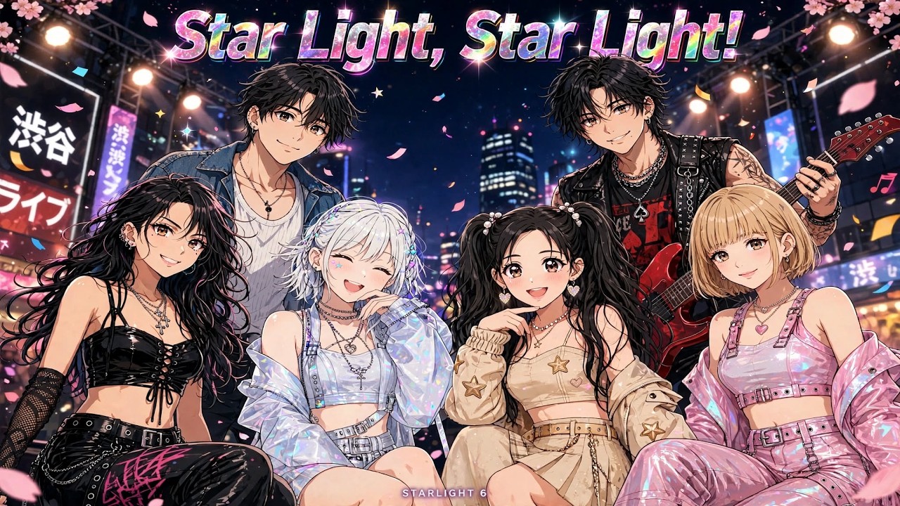 starlight_ページ MV] STARLIGHT 6 - Star Light, Star Light [Official Anime MV