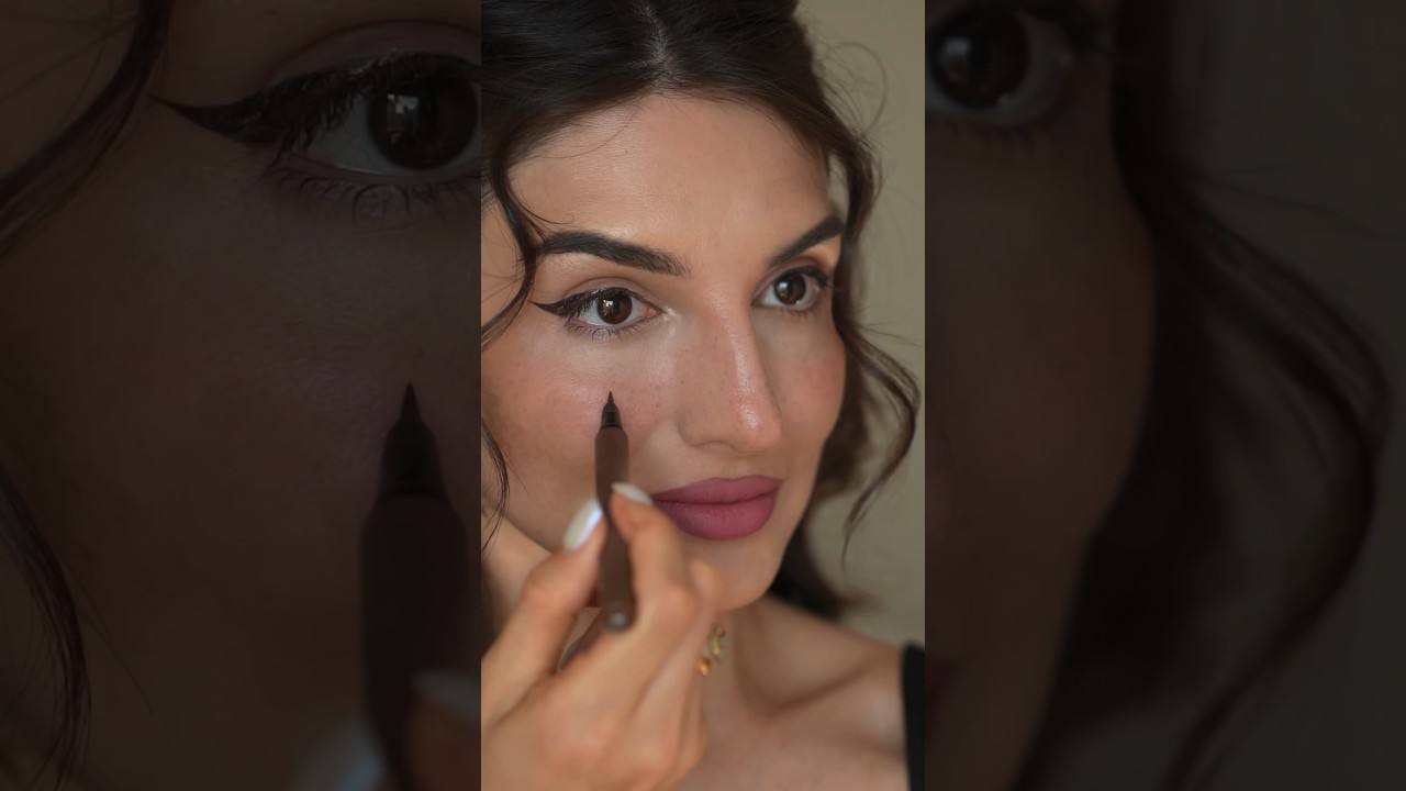 Самый легкий способ нарисовать веснушки - коричневый маркер👍🏼 #бьютиблог #дневноймакияж