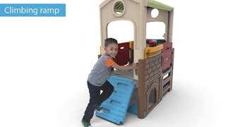 360 View | Young Explorers Indoor/Outdoor Discovery Playhouse | Simplay3