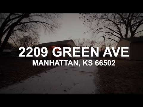 2209 Green Avenue, Manhattan, KS home video tour