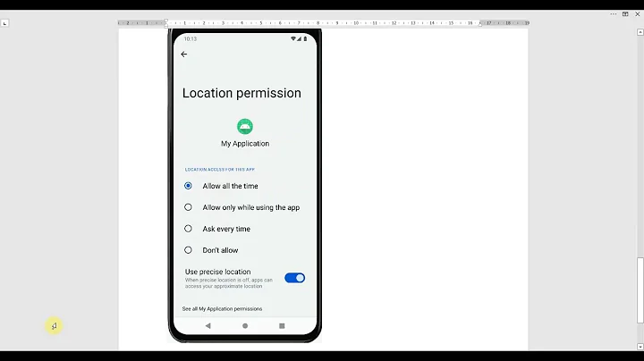 How to enable “Allow all the time” location permission option for your Android App?